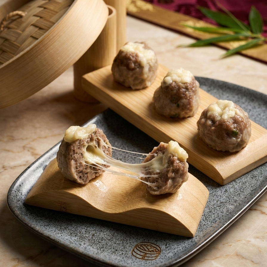 Cheese Pull Beef Siu Mai 流心芝士牛肉燒賣