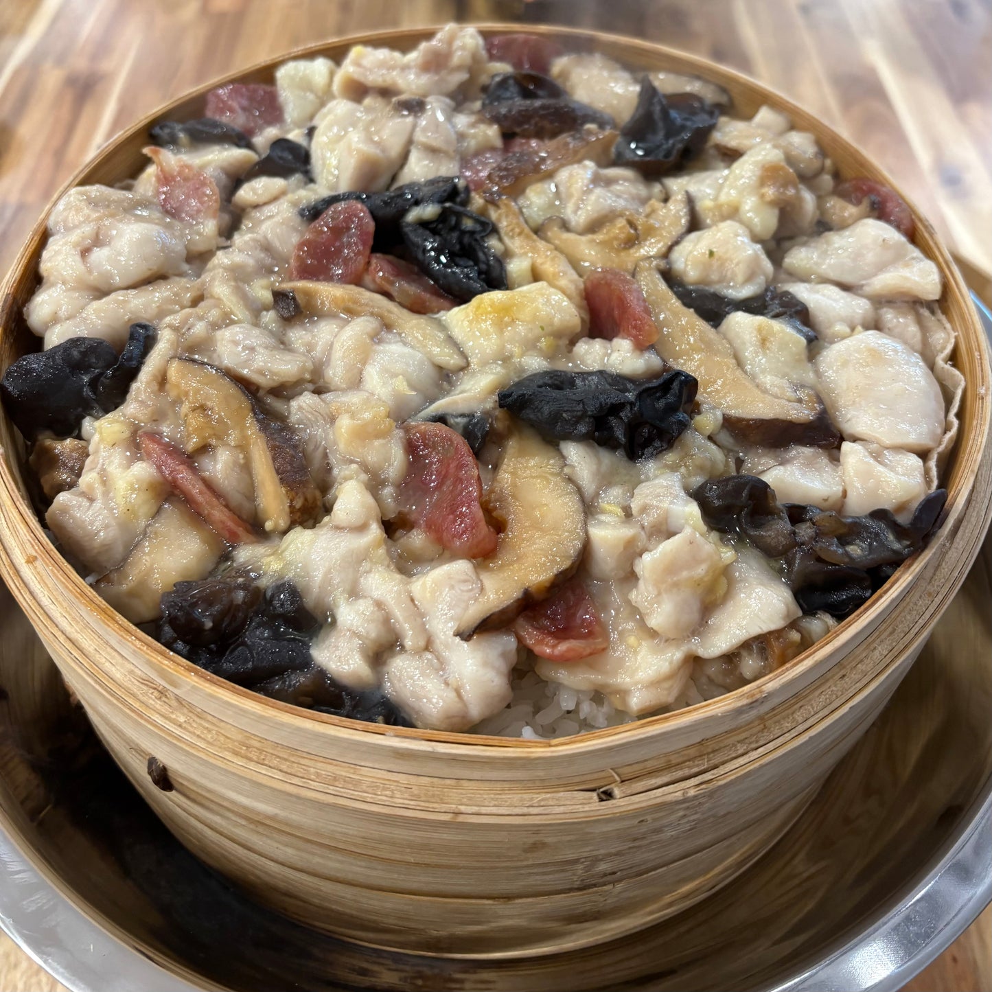 Steamed Chicken & Shiitake Mushroom 北菇蒸滑雞