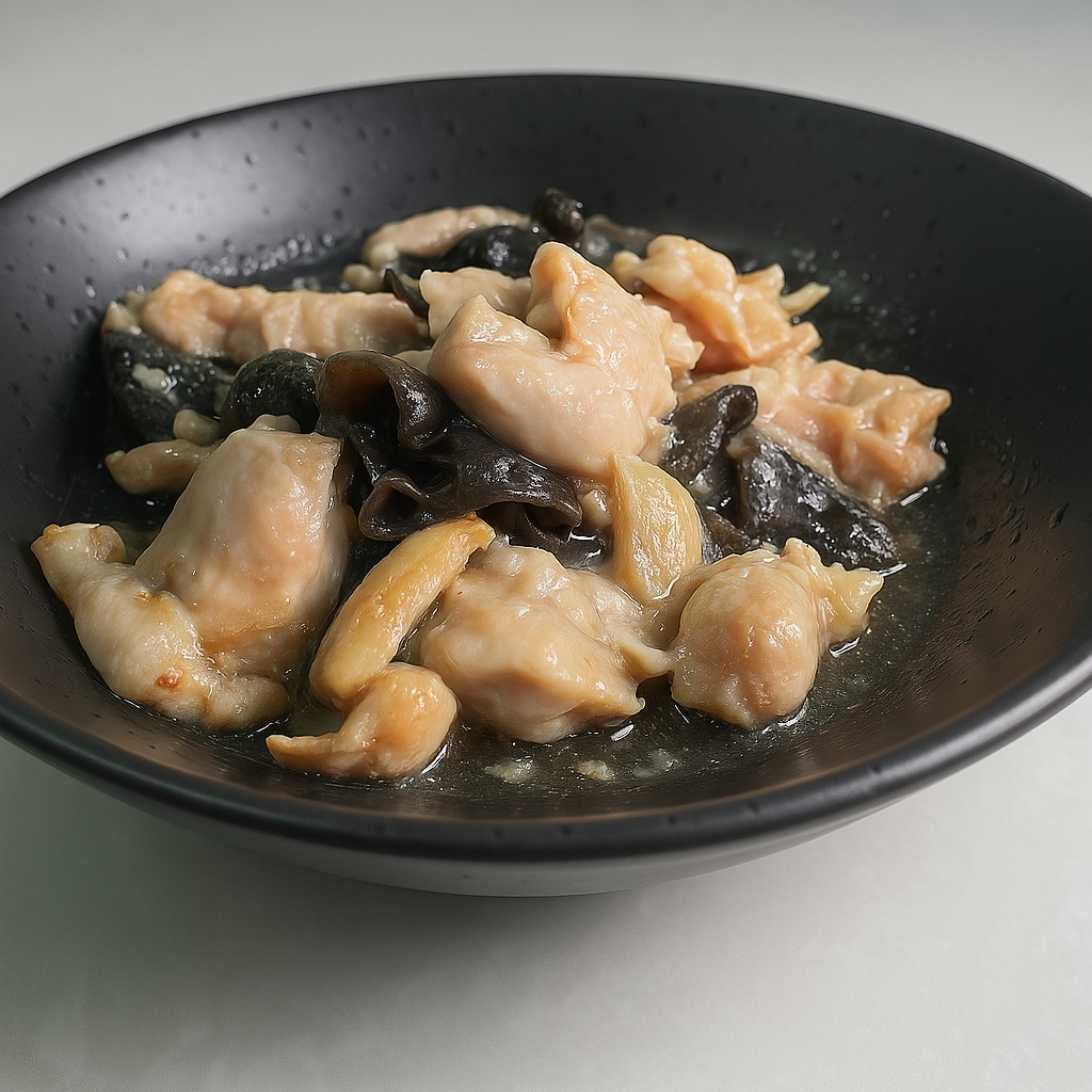 Steamed Chicken & Shiitake Mushroom 北菇蒸滑雞