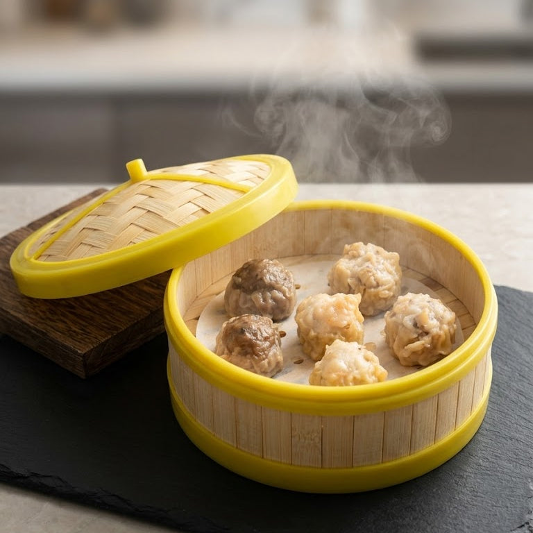 Load video: How to steam Siu Mai without a steamer